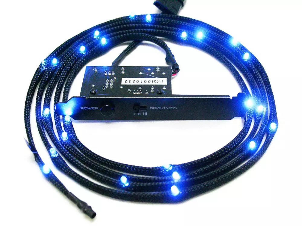 LED лента NZXT Sleeved LED Kit 2m Blue CB-LED20-BU