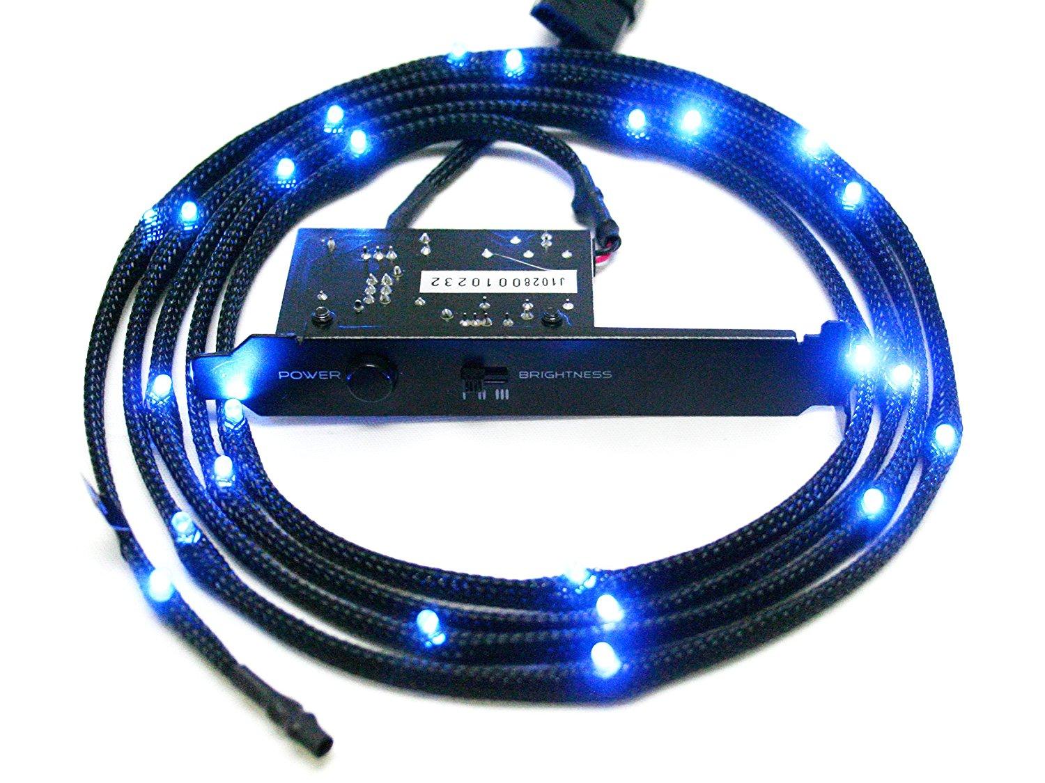 LED лента NZXT Sleeved LED Kit 2m Blue CB-LED20-BU