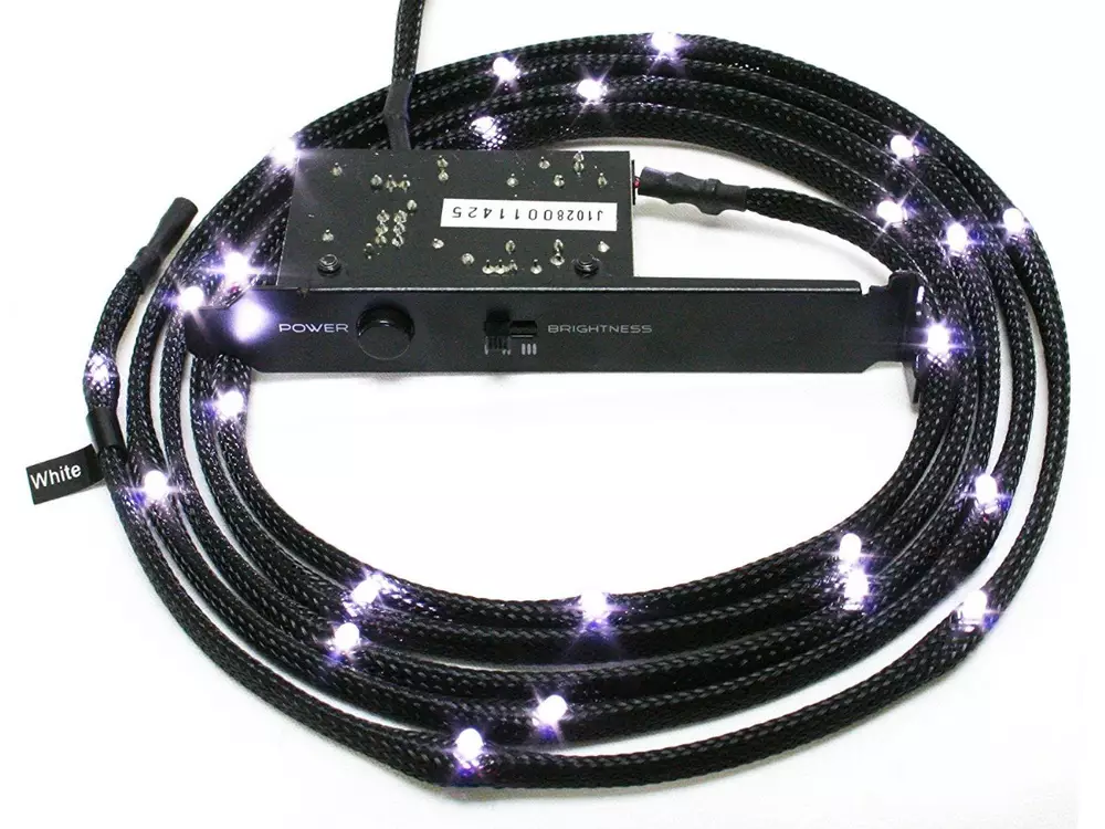 LED лента NZXT Sleeved LED Kit 2m White CB-LED20-WT