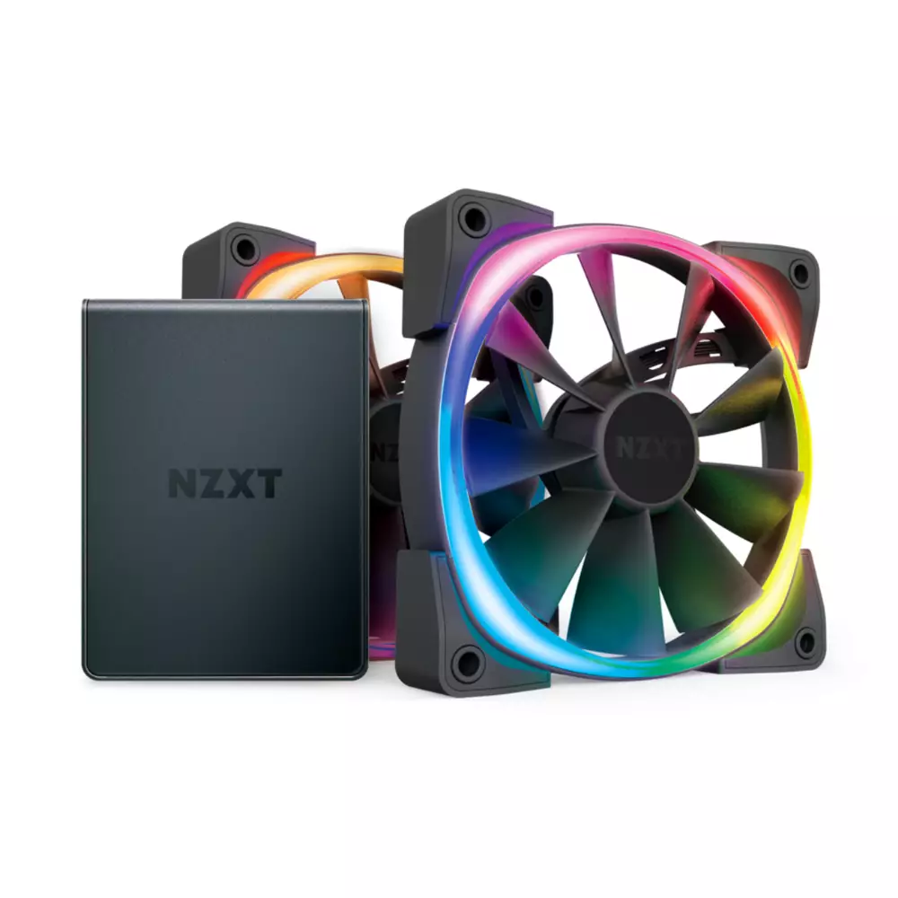 Комплект вентилатори и контролер NZXT Aer RGB 2 Twin Starter 120мм