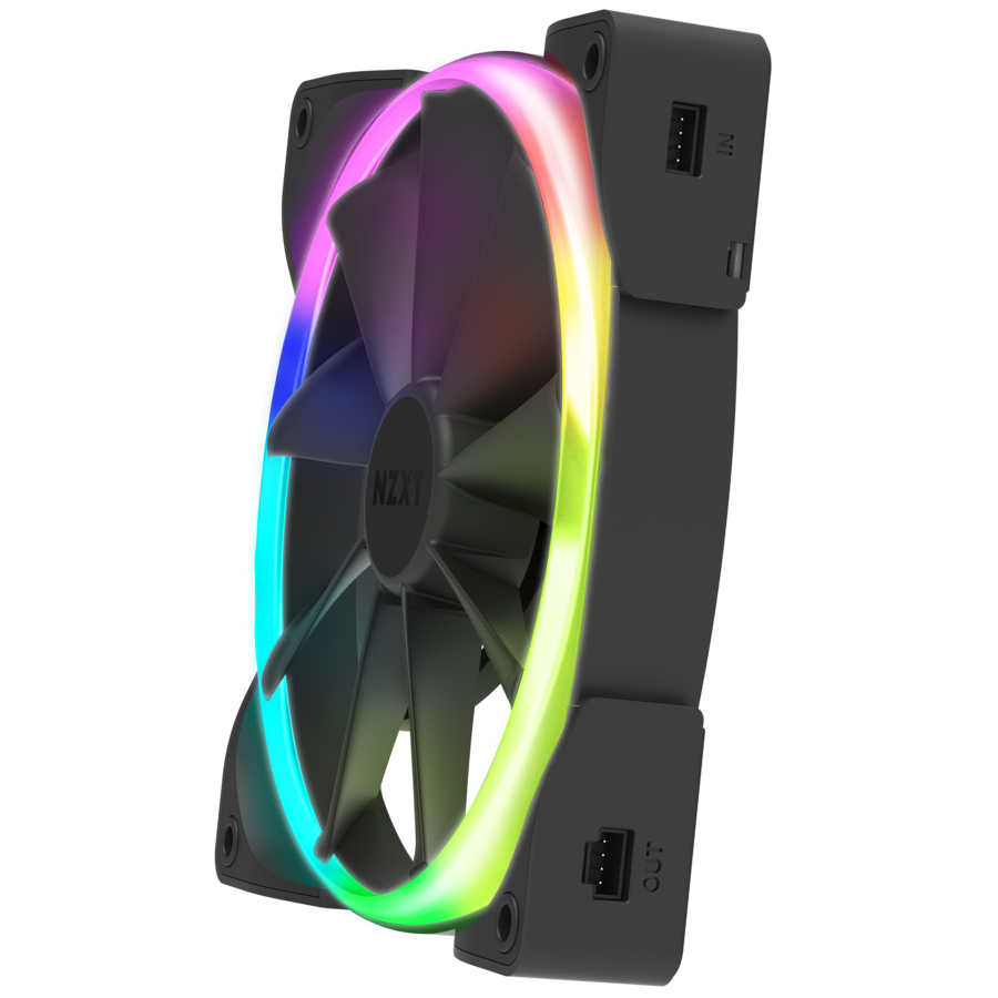 Вентилатор NZXT Aer RGB 2 - единичен 1 x 120mm