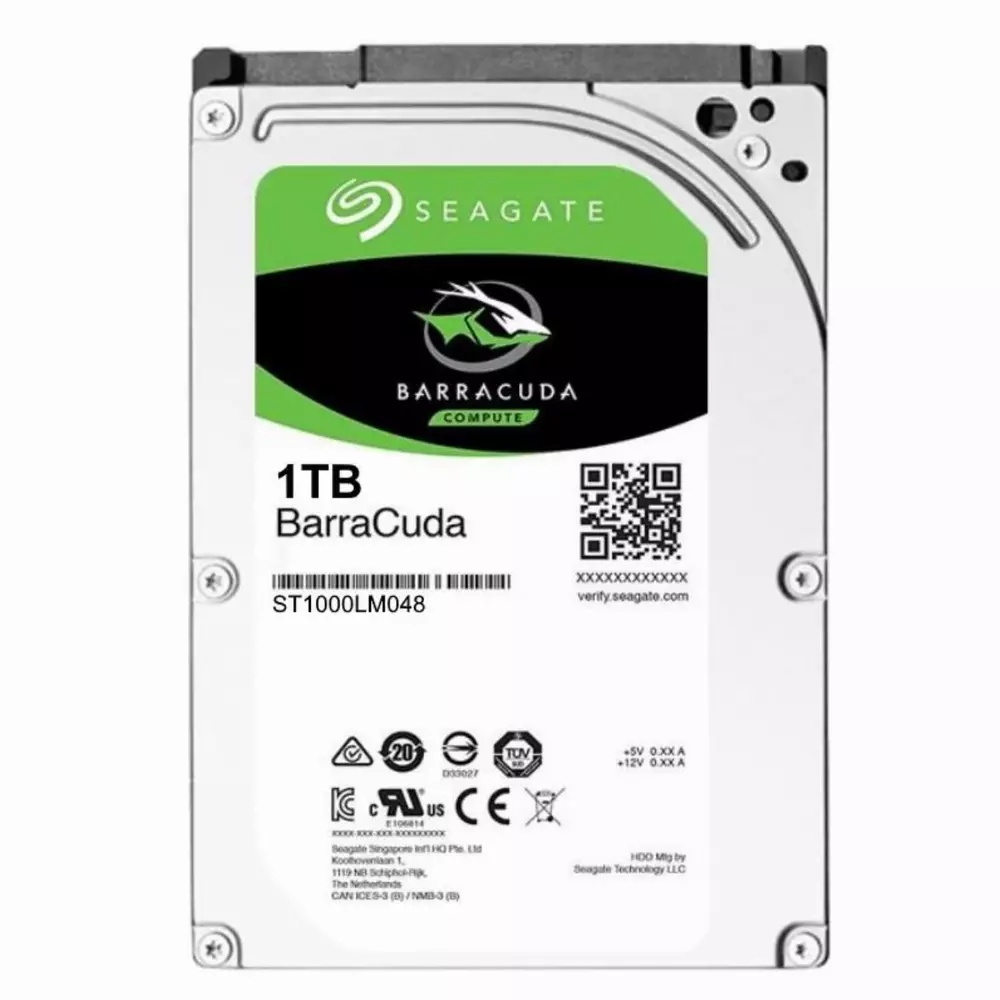 Хард диск Seagate Barracuda25 Guardian 1TB 2.5" 128MB 5400rpm - ST1000LM048