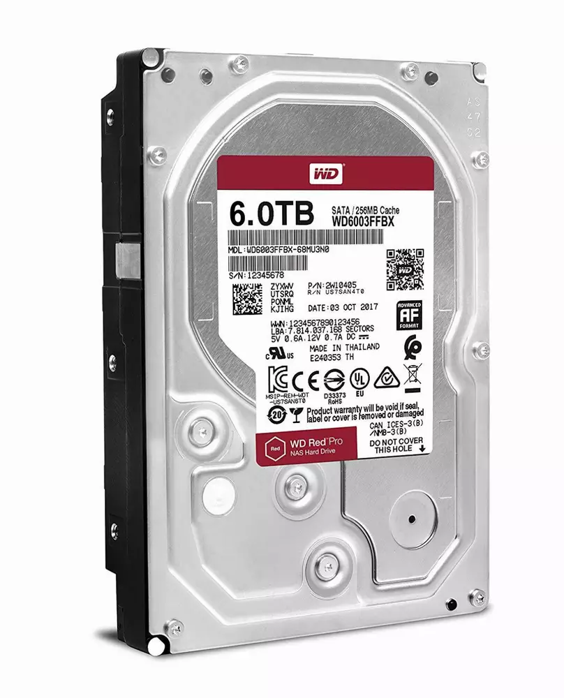 Хард диск WD Red Pro 6TB 3.5" 256MB cache 7200rpm