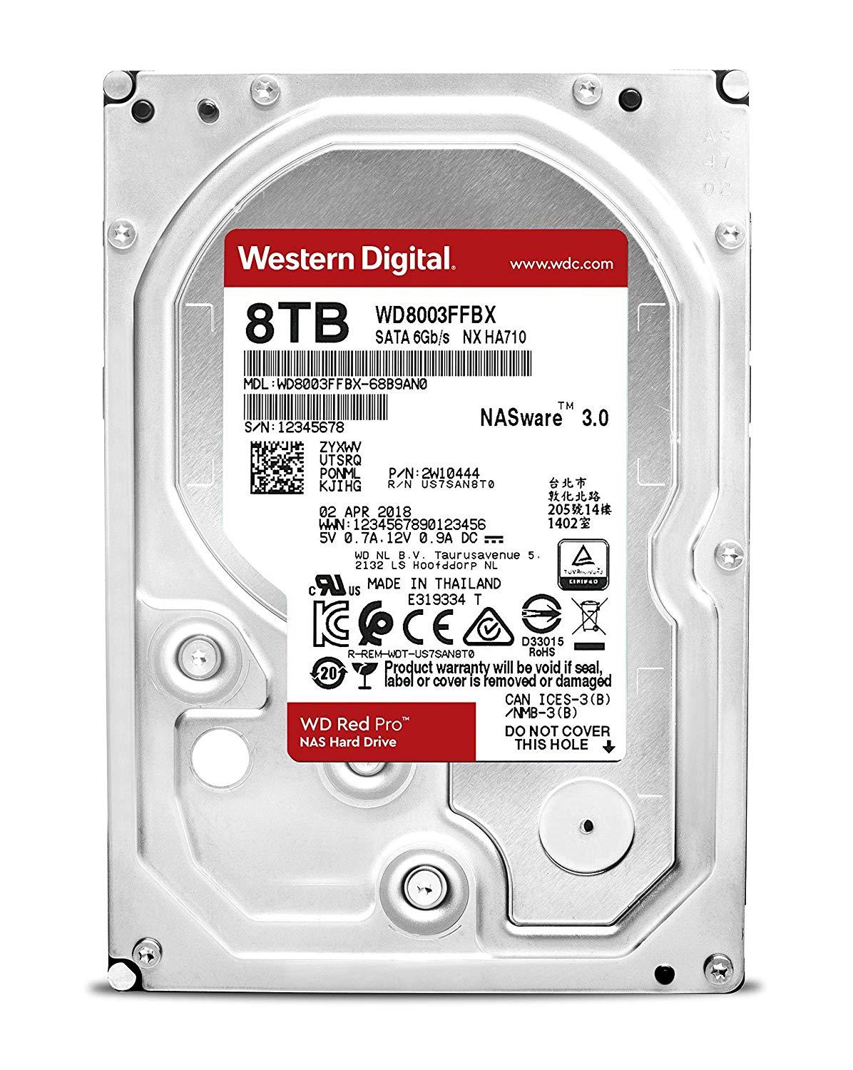 Хард диск WD Red Pro 8TB 3.5" 256MB cache 7200rpm