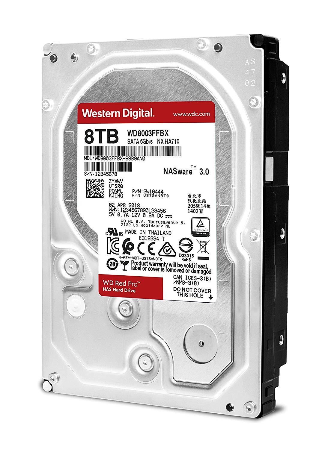 Хард диск WD Red Pro 8TB 3.5" 256MB cache 7200rpm