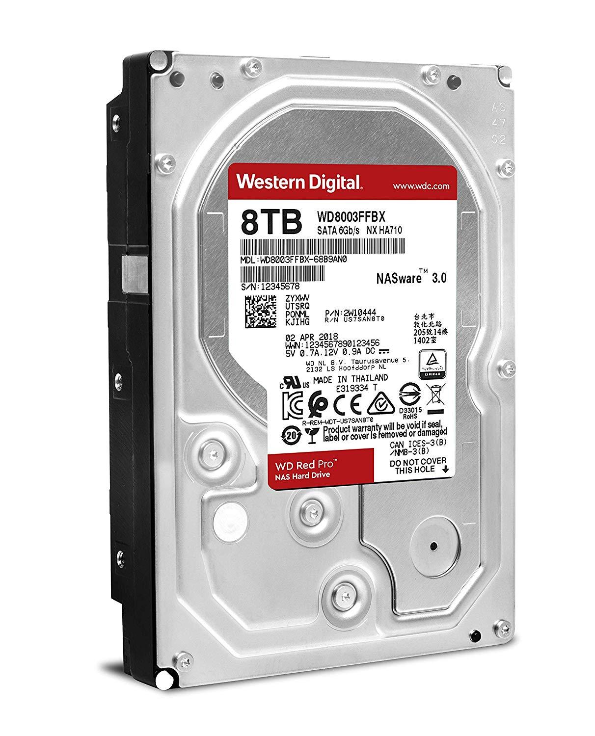 Хард диск WD Red Pro 8TB 3.5" 256MB cache 7200rpm