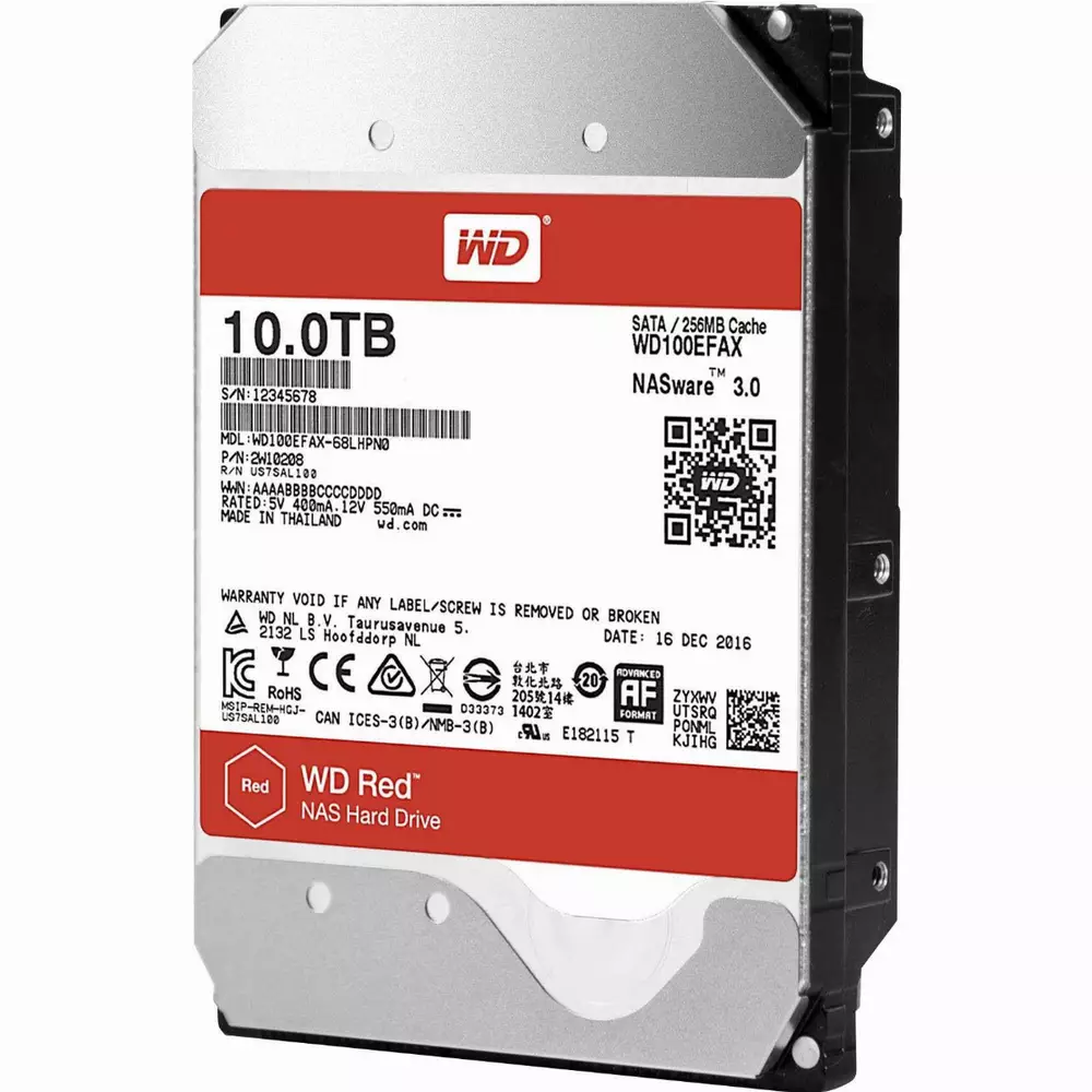 Хард диск WD RED 10TB 64MB 3.5" cache 5400rpm