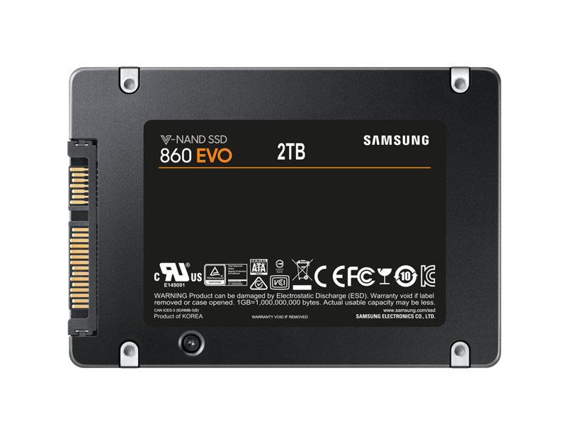 Диск SSD SAMSUNG 860 EVO 2TB 2.5" SATA III