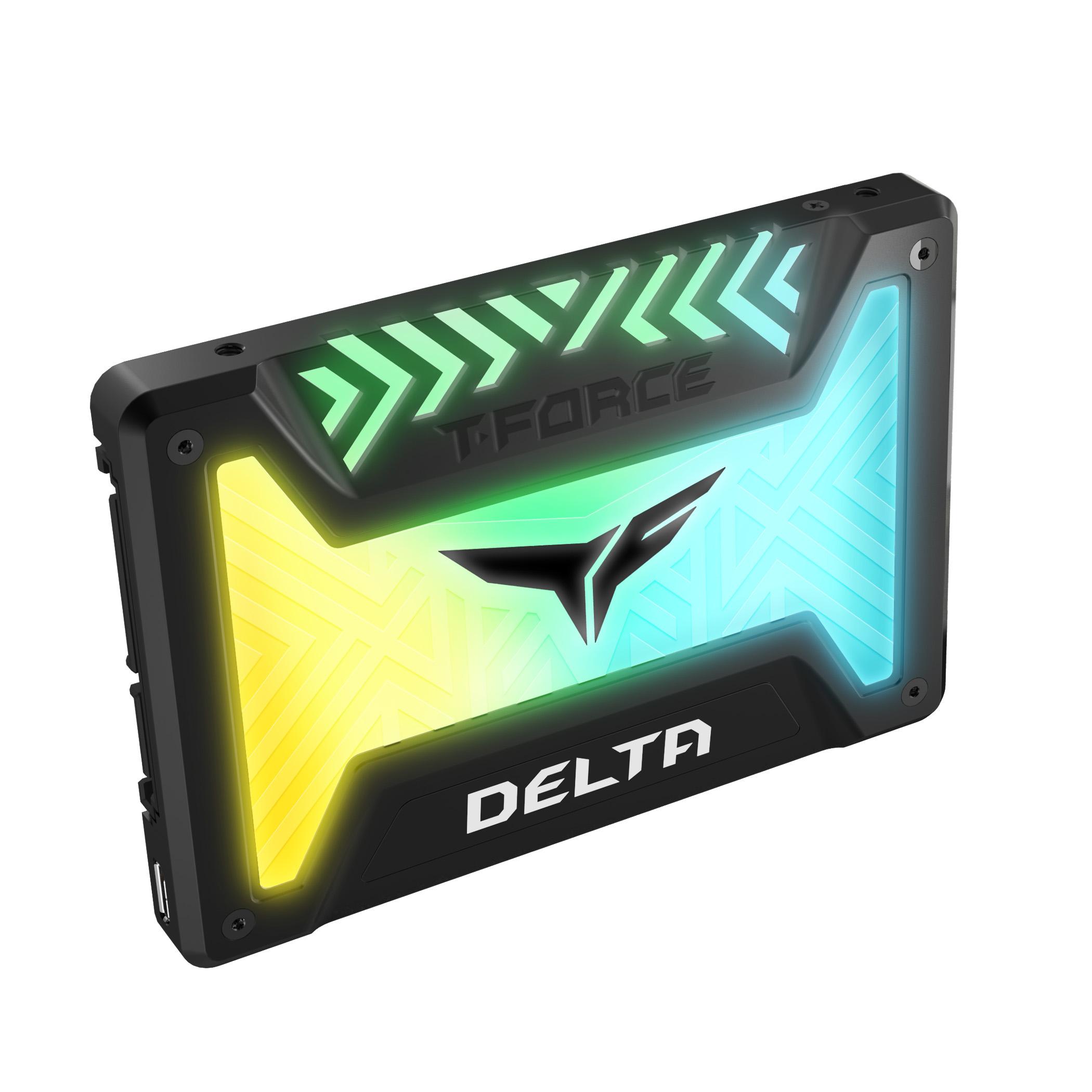 Диск SSD Team Group T-Force Delta RGB 250GB 2.5" SATA III