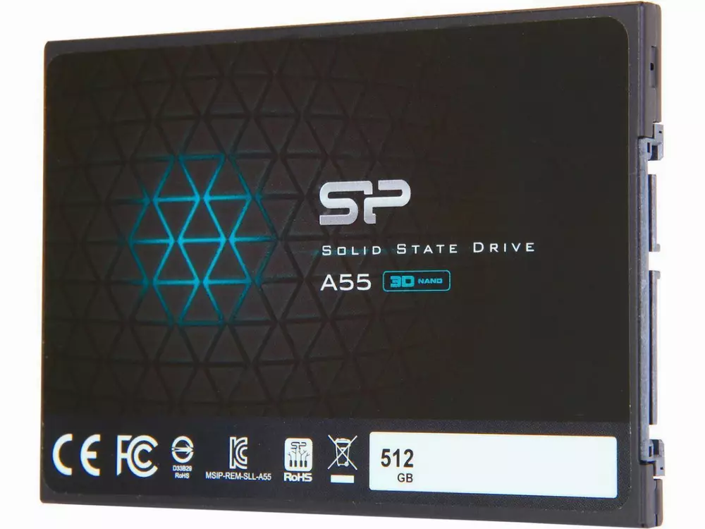 Диск SSD Silicon Power A55 512GB 3D NAND 2.5" SATA 6Gb/s - SP512GBSS3A55S25