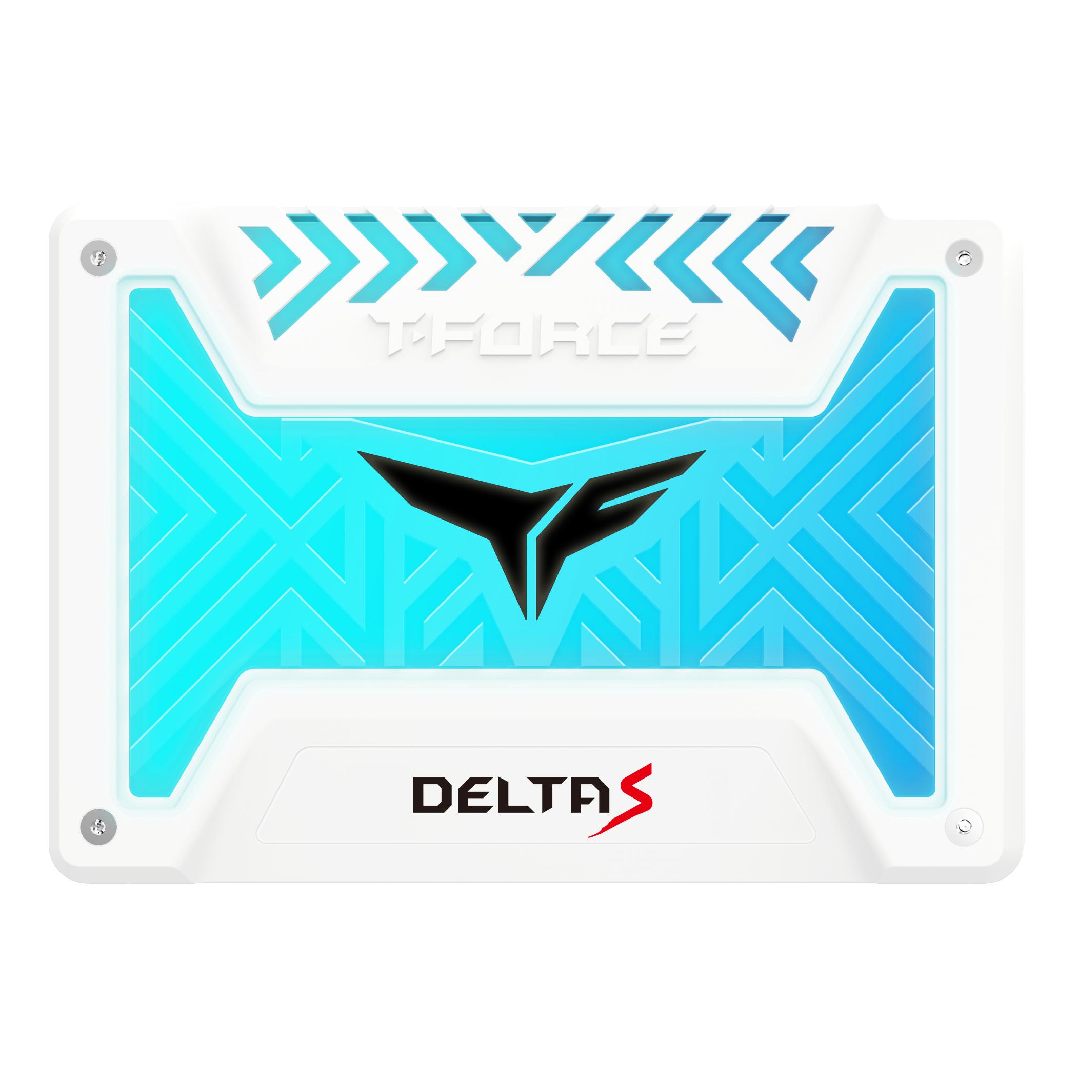 Диск SSD Team Group T-Force Delta S RGB 1TB White 2.5" SATA III