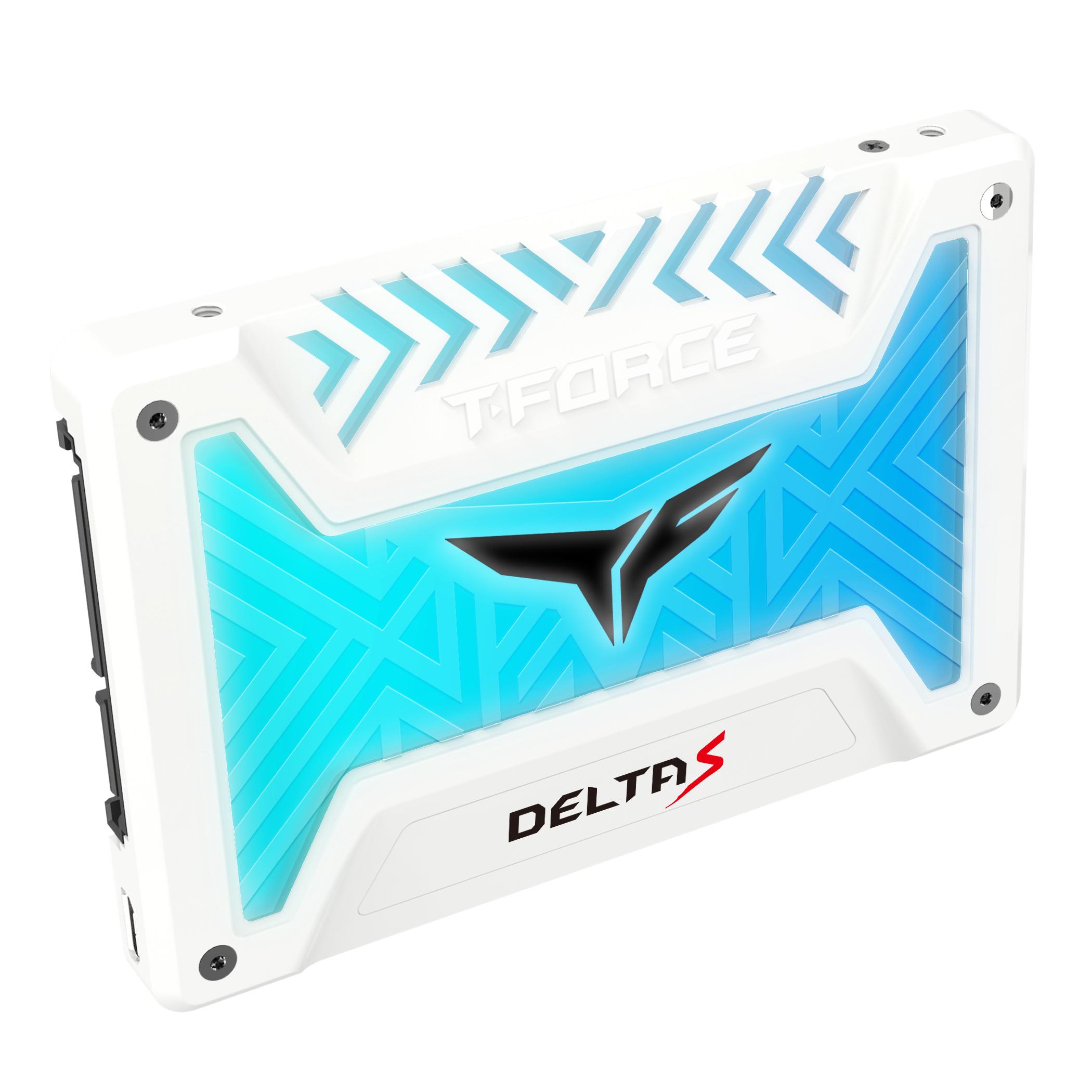 Диск SSD Team Group T-Force Delta S RGB 1TB White 2.5" SATA III