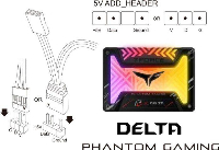 Диск SSD TeamGroup Delta Phantom Gaming RGB 500GB 2.5" SATA III