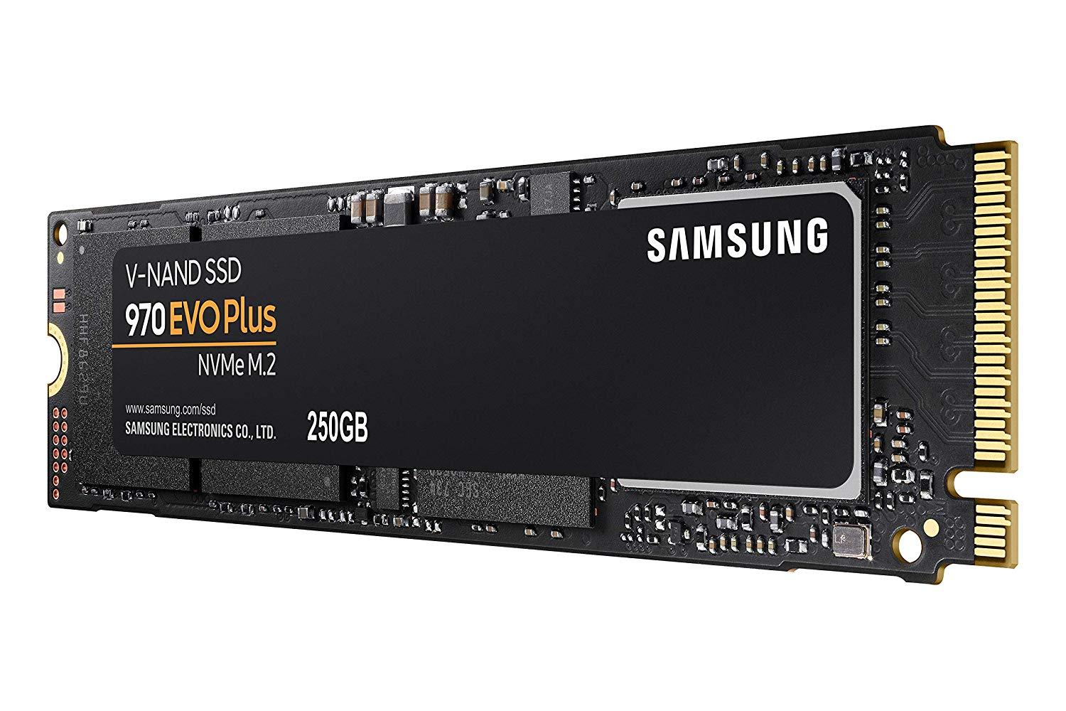 Диск SSD SAMSUNG 970 EVO Plus 250GB M.2 2280 PCIe NVMe Gen 3.0 x4