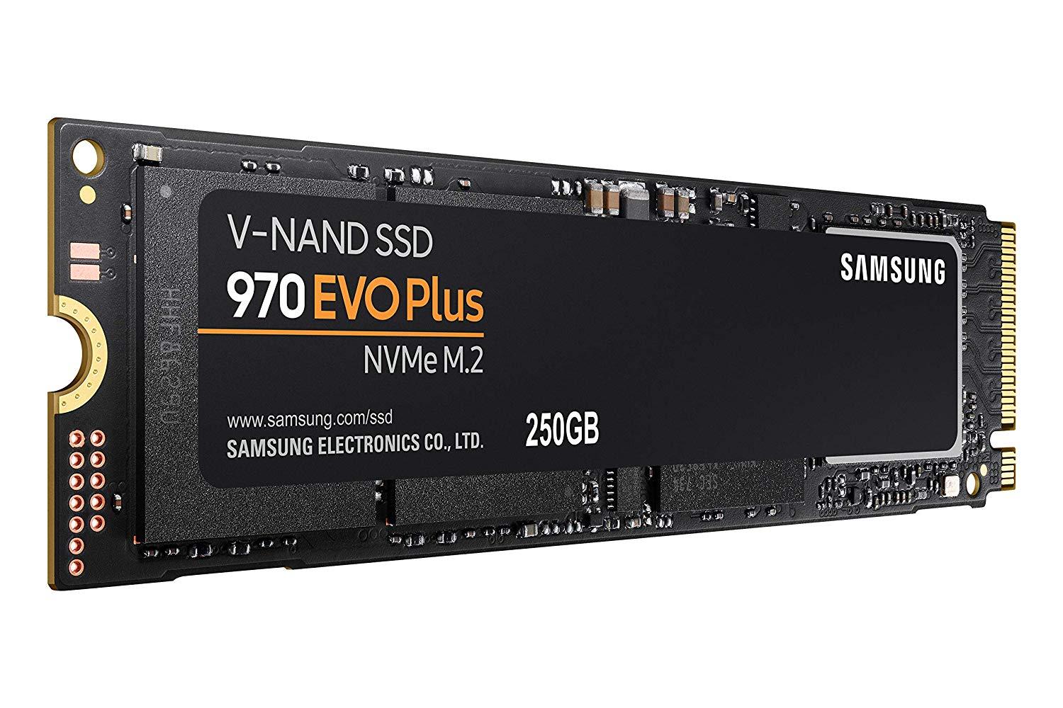 Диск SSD SAMSUNG 970 EVO Plus 250GB M.2 2280 PCIe NVMe Gen 3.0 x4