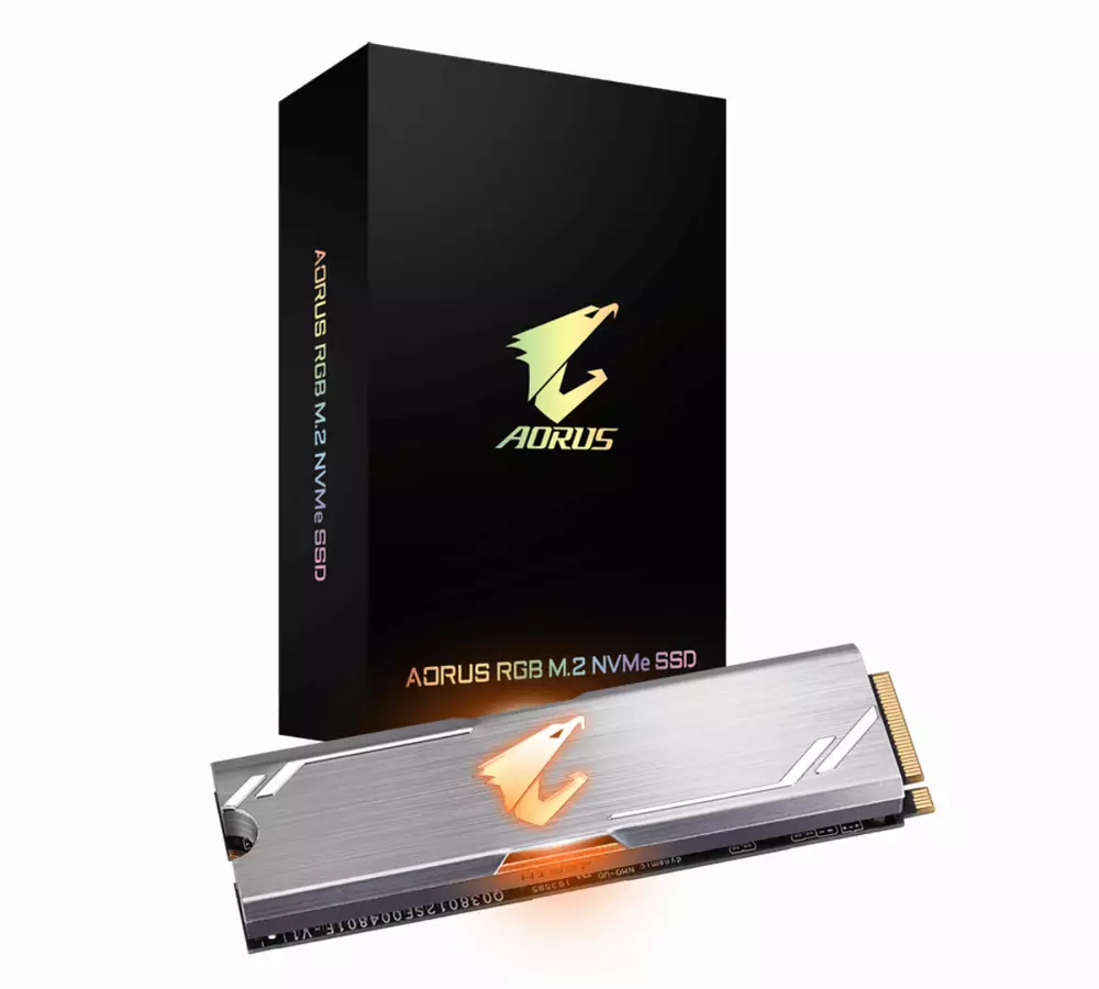 Диск SSD Gigabyte Aorus RGB 256GB M.2 2280 PCIe NVMe Gen 3.0 x4