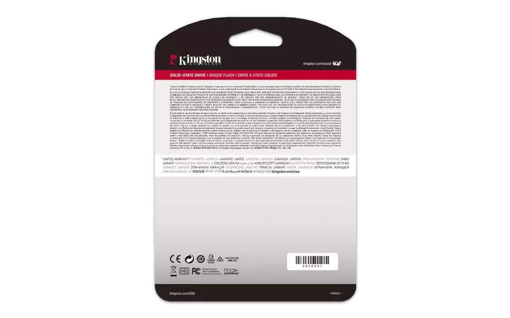 Диск SSD KINGSTON A2000 500GB M.2 2280 PCIe NVMe Gen 3.0 x4