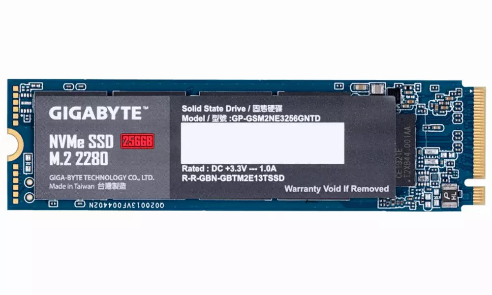 Диск SSD Gigabyte 256GB M.2 2280 PCIe NVMe Gen 3.0 x4