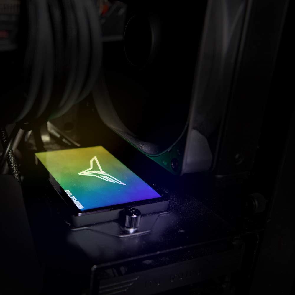 Диск SSD TeamGroup Delta MAX RGB Black 500GB 2.5" SATA III