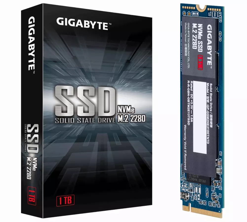 Диск SSD Gigabyte 1TB M.2 2280 PCIe NVMe Gen 3.0 x4