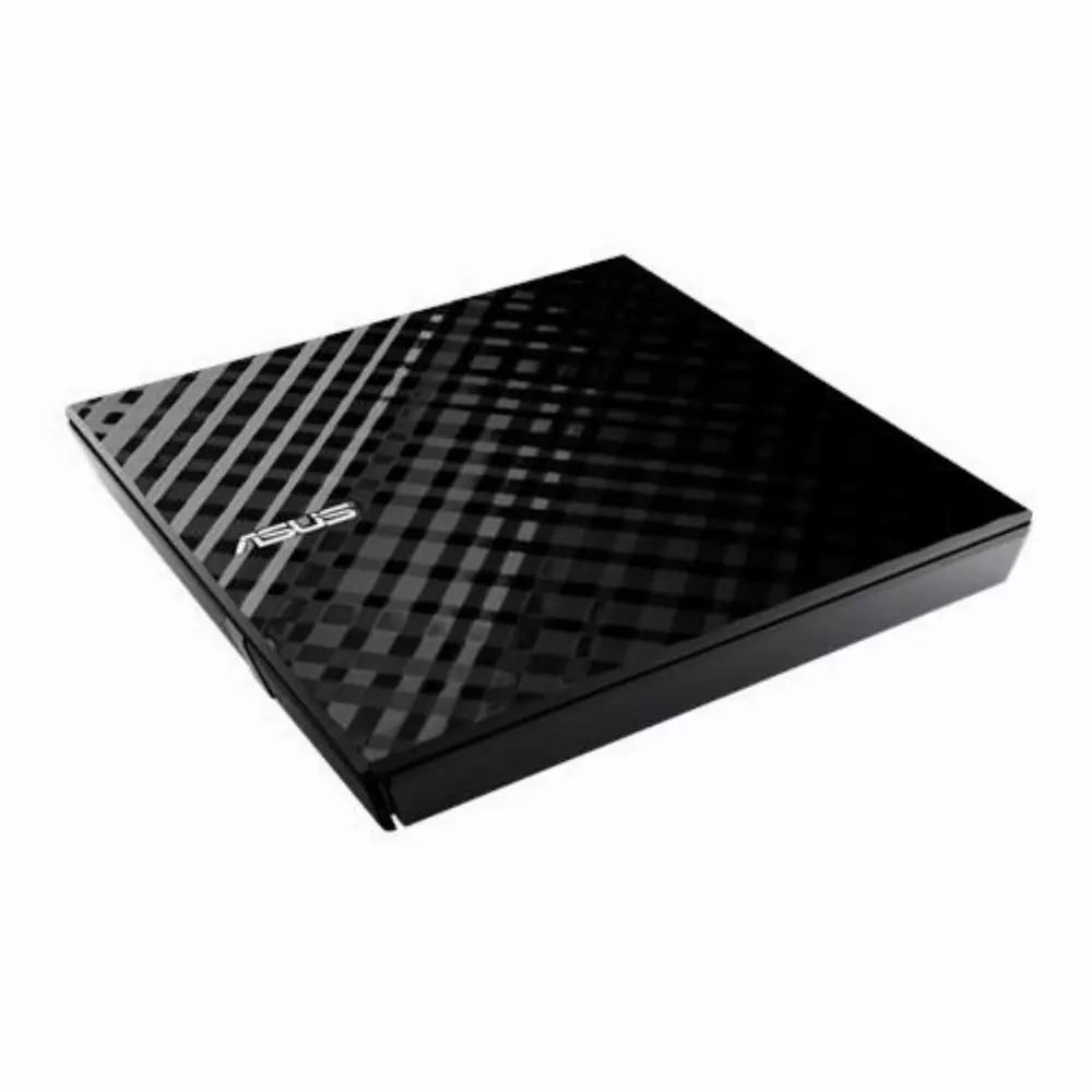 Външно USB DVD записващо устройство ASUS SDRW-08D2S-U LITE, USB 2.0, черно