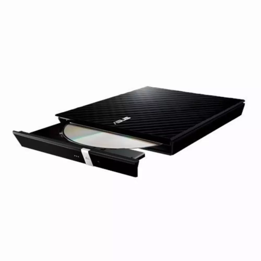 Външно USB DVD записващо устройство ASUS SDRW-08D2S-U LITE, USB 2.0, черно
