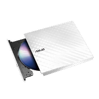 Външно USB DVD записващо устройство ASUS SDRW-08D2S-U LITE, USB 2.0, бяло