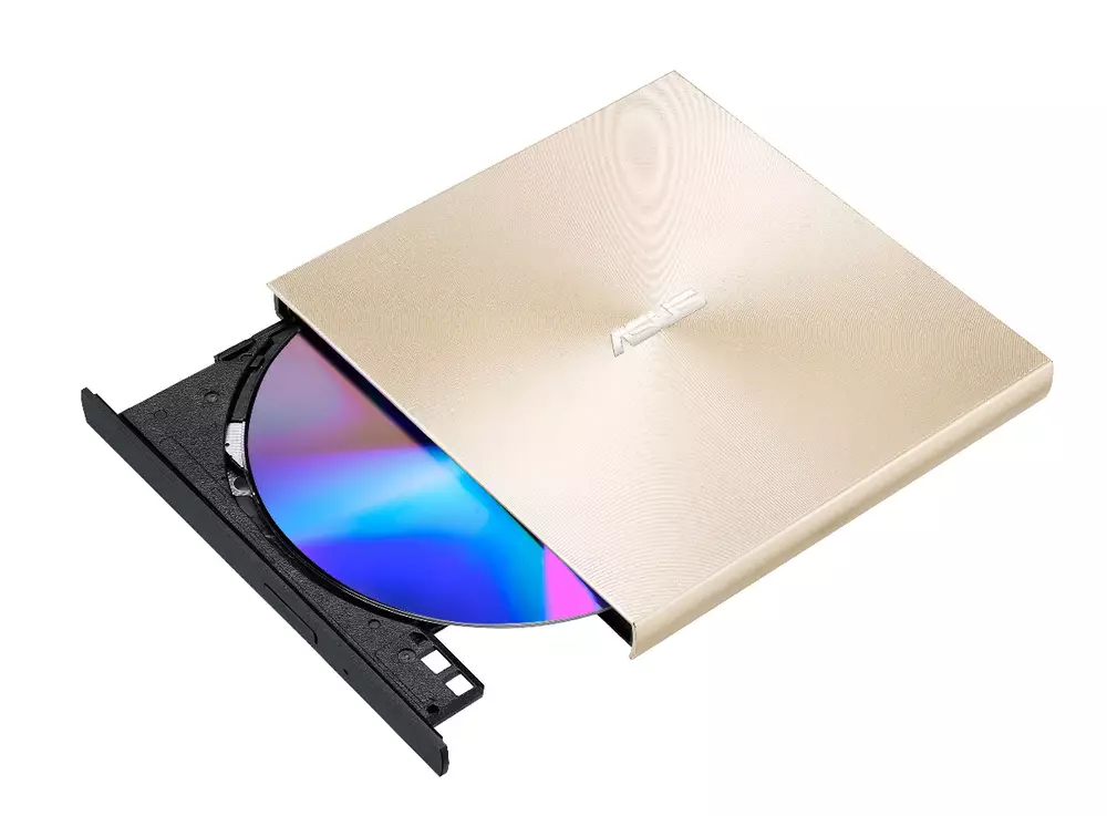 Външно DVD записващо устройство ASUS ZenDrive U9M Ultra-slim, USB Type-C + USB 2.0