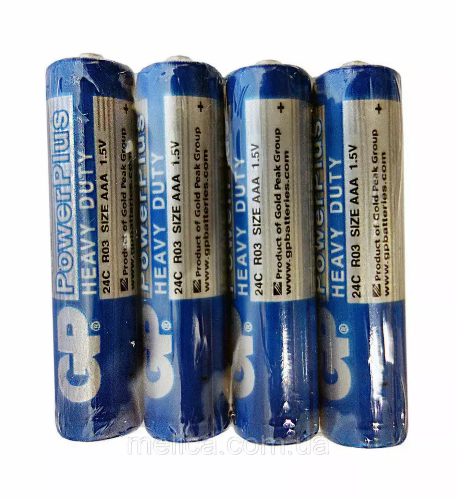 Цинк карбонова батерия GP R03 AAA 4 бр. 1.5V