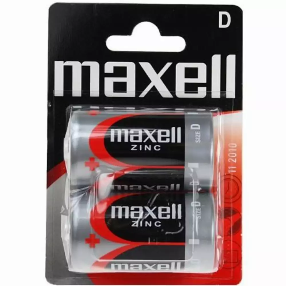 Цинк манганова батерия MAXELL R20 /2 бр. в опаковка/ 1.5V