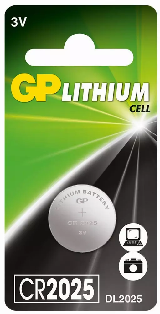 Литиева бутонна батерия GP CR-2025 3 V 1бр. /1pk/ GP