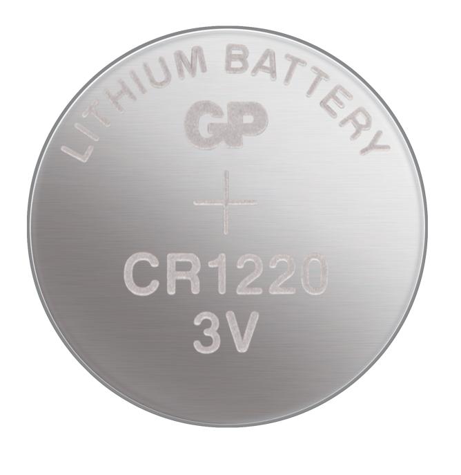 Литиева бутонна батерия GP  CR-1220 3V 1бр. /5pk/