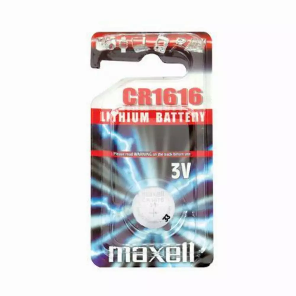 Бутонна литиева батерия MAXELL CR-1616 3V