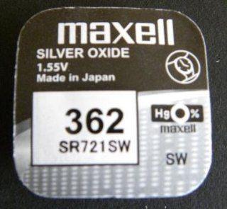 Batería de botón plateada MAXELL SR-721 SW AG11/362/ 1.55V
