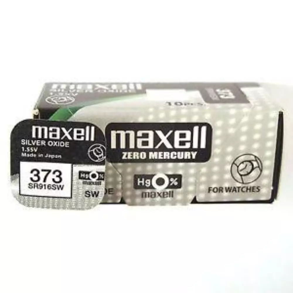 Бутонна батерия сребърна MAXELL SR-916 SW /373/1.55V