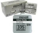 Batería de botón plateada MAXELL SR 512 SW /335 1.55V
