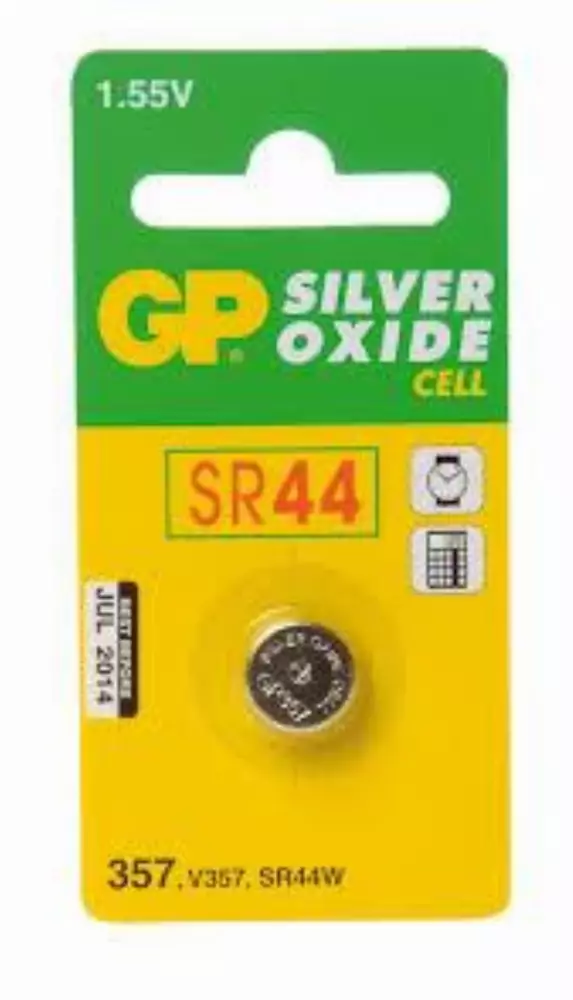 Бутонна батерия сребърна GP SR-44 SW/357/   1.55V