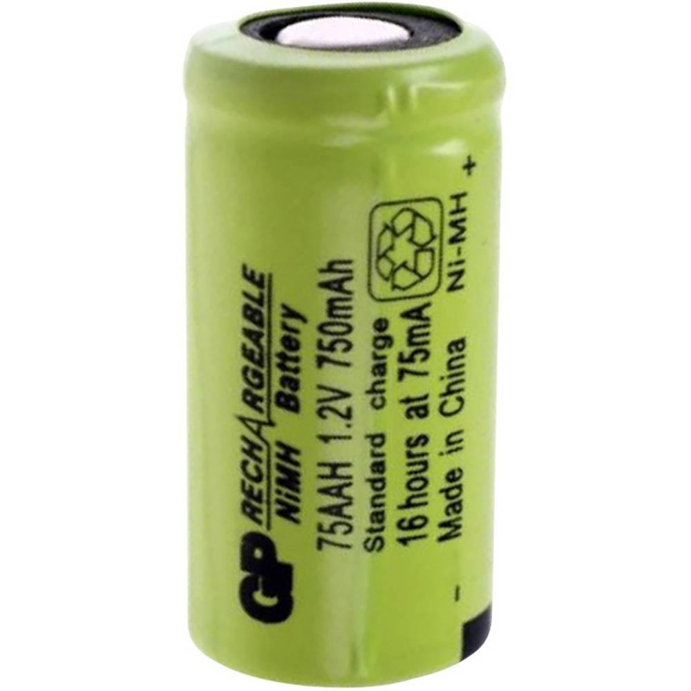 Batterie rechargeable NiMH 75AAH-B 2/3AA 1.2V 750mAh 1pc GP BATTERIES