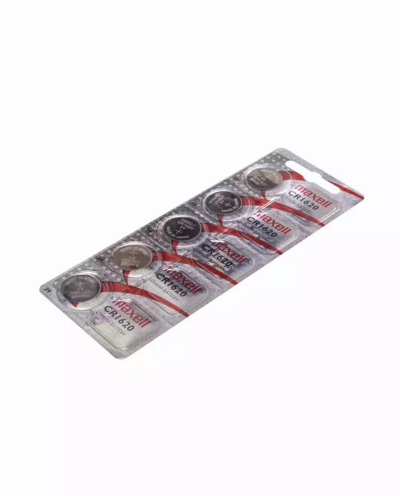 Κουμπί μπαταρία λιθίου MAXELL CR-1620 3V, 5 τεμ. σε blister /τιμή για 5 τεμ./