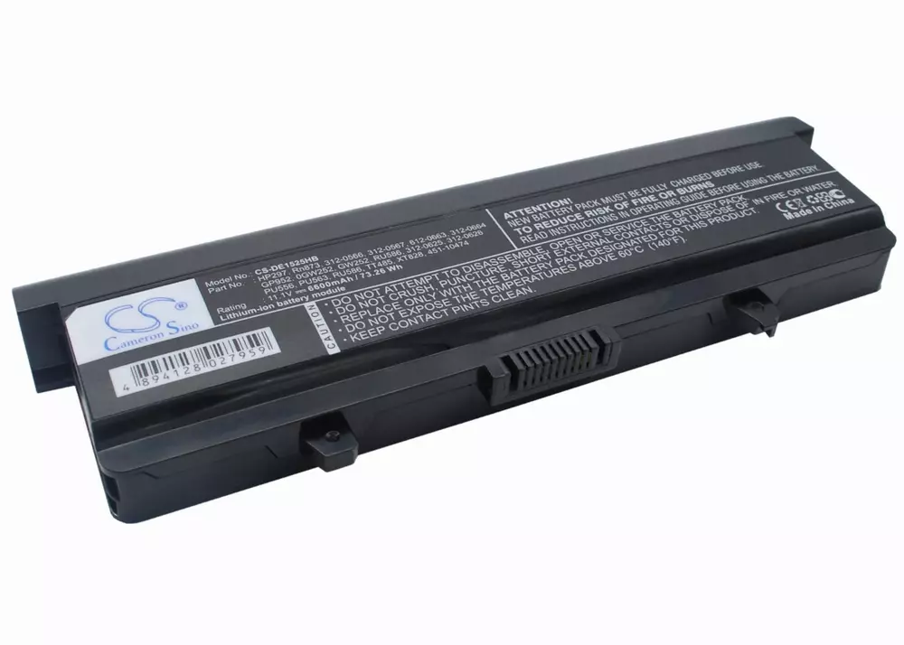 Батерия за лаптоп DELL INSPIRON 1525/1545, 11.1V, 6600mAh, Черен, Cameron sino