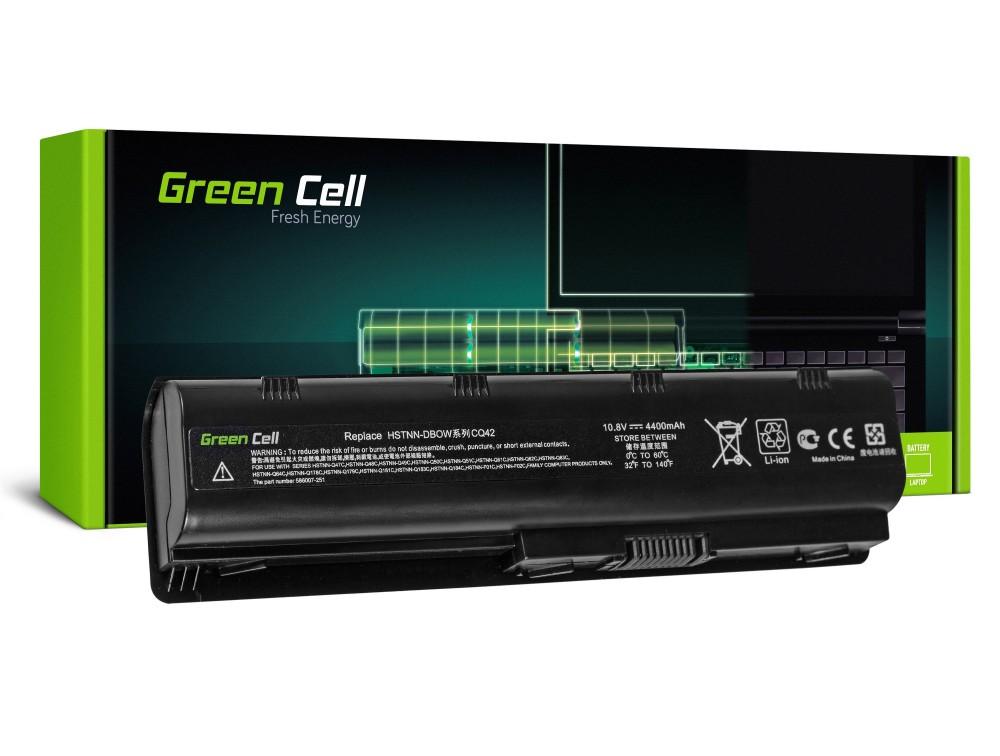 Batterie pour ordinateur portable HP G32/G42/G62/G72 Presario CQ31/CQ42 CB0W / DB0W 10.8V, 4400mAh, Noir, GREEN CELL