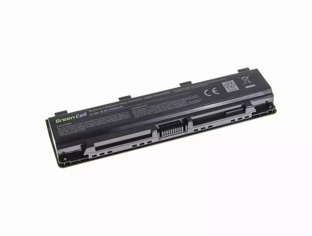 Батерия  за лаптоп TOSHIBA PA5023/PA5024 Satellite C850 C855 C870  L850 L855  10.8V  4400 mAh GREEN CELL