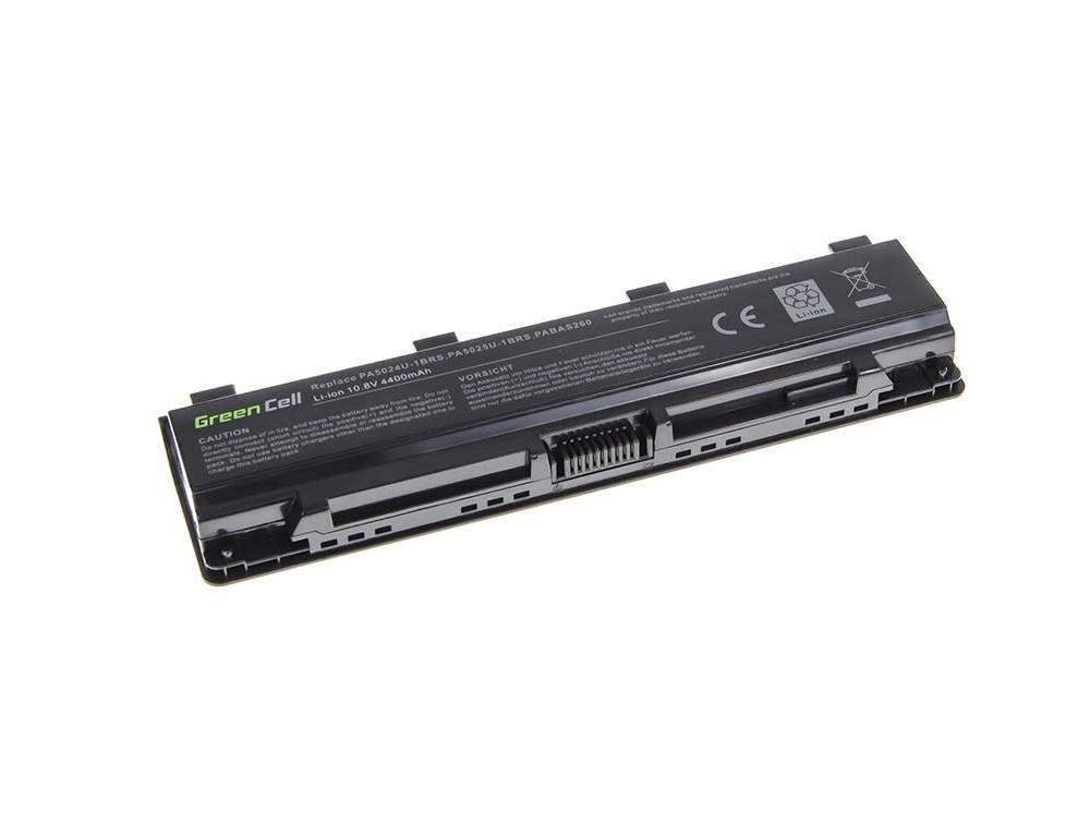 Батерия  за лаптоп TOSHIBA PA5023/PA5024 Satellite C850 C855 C870  L850 L855  10.8V  4400 mAh GREEN CELL