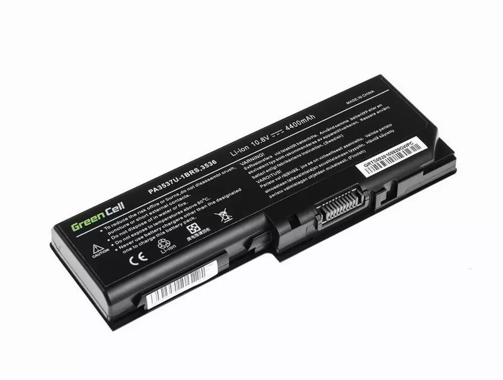 Μπαταρία για φορητό υπολογιστή Toshiba Satellite P200 P300 X200 L350 Satego X200 P200 PA3536U 10.8V 4400 mAh GREEN CELL