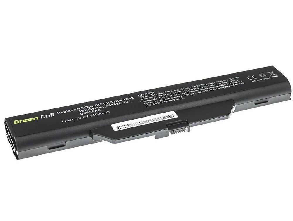 Батерия  за лаптоп HSTNN-IB51 for HP 550 610 615 Compaq 550 610 615 6720 6830 LB51 10.8V 4400mAh GREEN CELL
