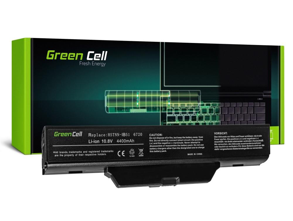 Батерия  за лаптоп HSTNN-IB51 for HP 550 610 615 Compaq 550 610 615 6720 6830 LB51 10.8V 4400mAh GREEN CELL