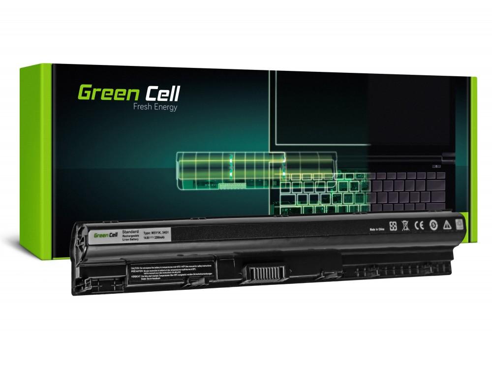 Батерия  за лаптоп Dell Inspiron 14 3451, 15 3555 3558 5551 5552 5555 5558, 17 5755 5758, Vostro 3458 3558 14.8V 2200mAh GREEN CELL