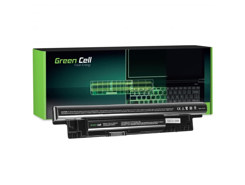 Батерия  за лаптоп Dell Inspiron 15 3521 3537 15R 5521 5535 5537 17 3721 5749 17R 5721 5735 5737 14.8V 2200mAh GREEN CELL