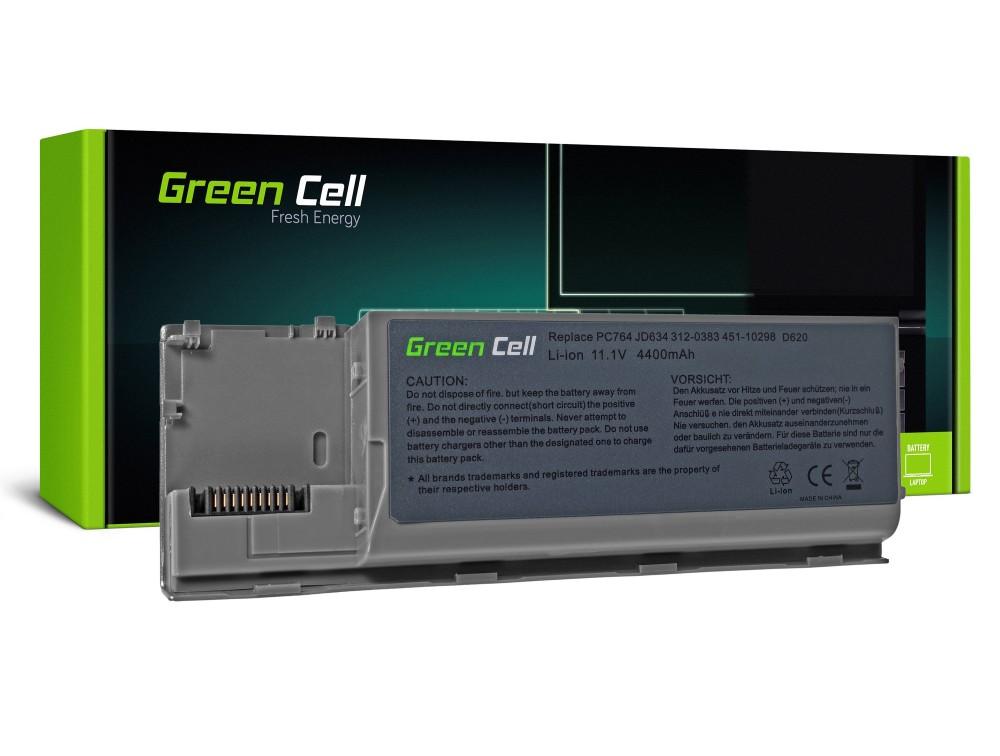 Батерия  за лаптоп Dell Latitude D620/630 11.1V 4400mAh GREEN CELL