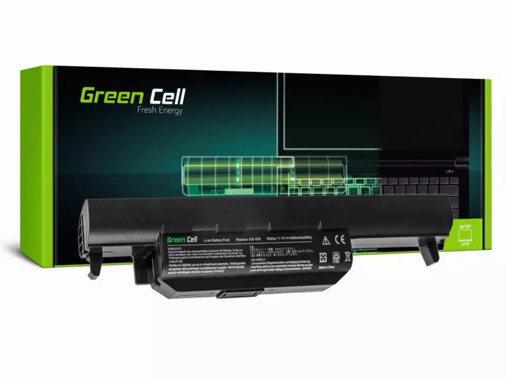 Батерия за лаптоп ASUS A32-K55 GREEN CELL
